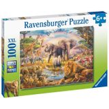 Ravensburger 100 Parça Puzzle Vahşi Hayvanlar