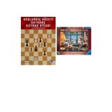 Ravensburger, 1000P Puzzle Tutkununun Masası, Yeti... +1 Ürün (Puzzle & Kitap)
