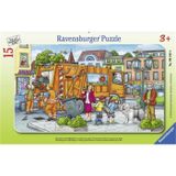 Ravensburger 15 Parça Küçük Çerçeveli Puzzle Çöp Toplama