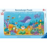 Ravensburger 15 Parça Küçük Çerçeveli Puzzle Sualtı Park