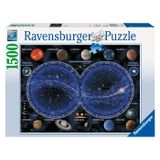 Ravensburger 1500 Parça Puzzle Gök Haritası