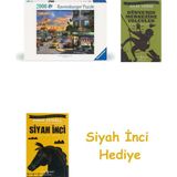 Ravensburger 167166 2000 Parça Puzzle Paris Tablosu + Dünyanın Merkezine Yolculuk + Siyah Inci Hediye