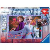 Ravensburger 2 Adet 24 Parçalı Puzzle Disney Frozen 2 Elsa Anna Ravensburger 4 Yaş Ve Üzeri Çocuk Yapbozları Serisi