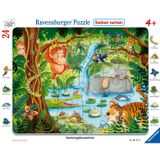 Ravensburger 24 Parça Çerçeveli Puzzle Jungle