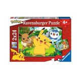 Ravensburger 2x24 Parça Pokemon Puzzle
