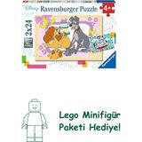 Ravensburger 2x24P WD Favori Hayvanlar Puzzle