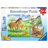 Ravensburger 3×49 Parça “Sarılma Zamanı” Puzzle