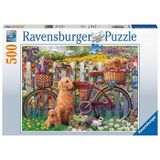 Ravensburger 500 Parça Puzzle Bahçede Köpekler