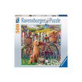 Ravensburger 500 Parça Puzzle Bahçede Köpekler