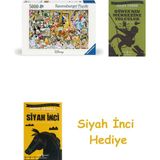 Ravensburger 5000 Parça W. Disney Mickey Artist Puzzle + Dünyanın Merkezine Yolculuk + Siyah Inci Hediye