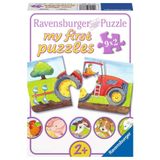 Ravensburger 73337 Puzzle Çiftlik, 9 x 2 Parça