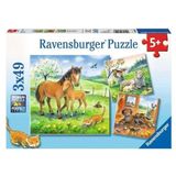 Ravensburger 80298 3x49 Parça Kucaklaşma Çocuk Puzzle