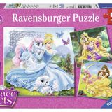 Ravensburger 93465 Bella Cinderalla ve Raphunzel 3X49 Parça Puzzle