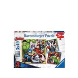 Ravensburger Avengers 3x49 Parça Çocuk Puzzle 080403
