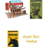 Ravensburger Cubicfun CUB/W3103H 3D 31 Parça Puzzle Japon Seyyar Arabası + Dünyanın Merkezine Yolculuk + Siyah Inci Hediye