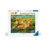Ravensburger Puzzle Aslan Ailesi 500 Parça
