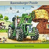 Ravensburger Tractor On Farm 15 Parçalı Puzzle
