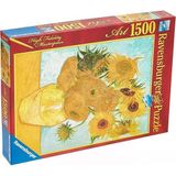 Ravensburger Van Gogh Güneş Çiçekleri 1500 Parça Puzzle - Outlet Vitrin
