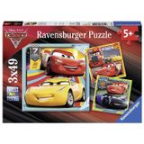Ravensburger Walt Disney Cars 3 3x49 Parça Puzzle