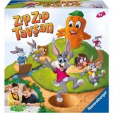 Ravensburger Zıp Zıp Tavşan Strateji ve Zeka Geliştirici Ahşap Kutu Oyunu +1 Yaş İçin