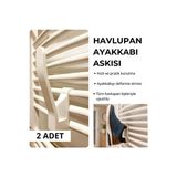 Ravéon Çamaşır Kurutmalık Pratik Ayakkabı ve Havlu Kurutucu Askı, Banyo Düzenleyici