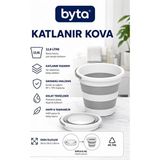 Ravéon Çamaşır Sepeti Çok Amaçlı Katlanabilir Silikon,8 L