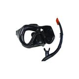 Ravéon Dalış Bıçağı Yetişkinler Için Siyah Dalış Maskesi ve Snorkel Takımı