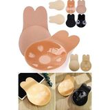 Ravéon Göğüs Pedi ve Koruyucu Yapışkanlı Push Up Silikon Sütyen ile Seksi ve Sırtsız Görünüm