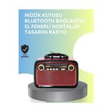 Ravéon Hoparlör Ayak & Askısı Modern Teknolojili Bluetooth Hoparlör, Nostaljik Radyo Tasarımıyla