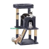 Ravéon Kedi Tırmalaması Teraslı Yuvalı Kedi Tırmalama Evi ile Güvenli ve Konforlu Oyun Alanı
