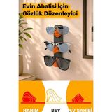 Ravéon Makyaj & Takı Organizeri Duvar Tipi Gözlük ve Takı Düzenleyici, Çoklu Askı ile Pratik Saklama