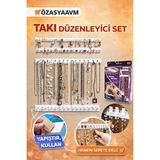 Ravéon Makyaj & Takı Organizeri Takı Askısı ve Düzenleyici - Kolye, Küpe ve Yüzükler Için Pratik Saklama