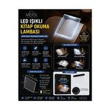 Ravéon Masa ve Gece Lambası Kitap Arası LED Okuma Işığı Panel Light, Kutulu Tasarım