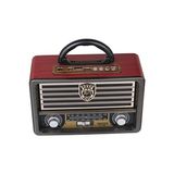 Ravéon Nostaljik Radyo Bluetooth Bağlantılı , Şarjlı ve Taşınabilir Tasarım
