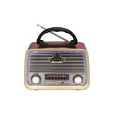 Ravéon Nostaljik Radyo Ledli Retro Ahşap Radyo ve Mp3 Çalar ile Vintage Atmosfer