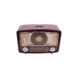 Ravéon Nostaljik Radyo Metal Dekoratif Radyo Kumbara, Vintage Tarzda Tasarım