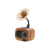 Ravéon Nostaljik Radyo Mini Retro Gramofon Radyo ve Bluetooth ile Yüksek Ses Kalitesi