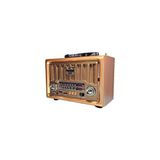 Ravéon Nostaljik Radyo Nostaljik Ahşap Tasarımlı Bluetooth Hoparlör, Taşınabilir ve Şarjlı