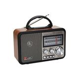 Ravéon Nostaljik Radyo Retro Ahşap Tasarımlı Bluetooth Hoparlör ve Fm Radyo