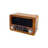 Ravéon Nostaljik Radyo Solar Enerjili Müzik Kutusu ve Mp3 Çalar ile Taşınabilir Eğlence