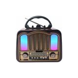 Ravéon Nostaljik Radyo Solar Enerjili ve Mp3 Müzik Kutusu, Çok Fonksiyonlu Tasarım