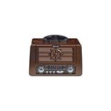 Ravéon Nostaljik Radyo Tasarım ve Tws Stereo Hoparlör, Ahşap Görünüm