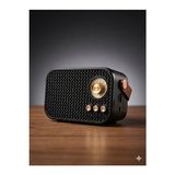 Ravéon Nostaljik Radyo Taşınabilir Mini Radyo ve Bluetooth Hoparlör, Çok Fonksiyonlu Tasarım