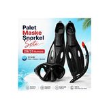 Ravéon Palet & Patik Sea Walker Çantalı Yüzücü ve Dalış Seti - Maske ve Şnorkel Dahil