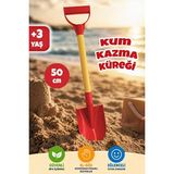 Ravéon Plaj Oyuncakları Kırmızı Kum Kazma ve Kürek Seti, Çocuklar Için Eğlenceli Plaj Oyuncağı