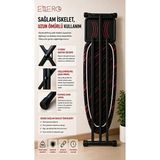 Ravéon Ütü Masası ve Aksesuarı Geniş Yüzeyli Katlanabilir Metal Ütü Masası, Pratik ve Şık Tasarım
