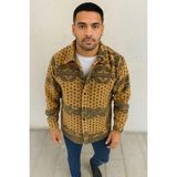 Rawea Fashion Erkek Polar Fermuarlı Sweatshirt – Kapüşonsuz, Cepli, Yumuşak Dokulu, Oversize Rahat Kalıp, Kışlık Sıcak Tutan Fermuarlı Üst - Sarı