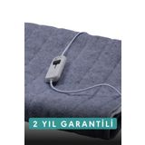 Rawels Çift Kişilik Antrasit Elektrikli Battaniye 155 X 115 Cm