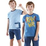 Rawr Erkek Çocuk 2'li Paket T-shirt - Mavi - 4 Yaş