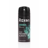 Raxen Erkek Deodorant Spreyi - Botanical Serisi - 150ml - Etkili Ter Kokusu Önleyici - Alüminyumsuz ve Leke Bırakmayan Formül - Gün Boyu Ferahlık Veren Erkek Vücut Spreyi